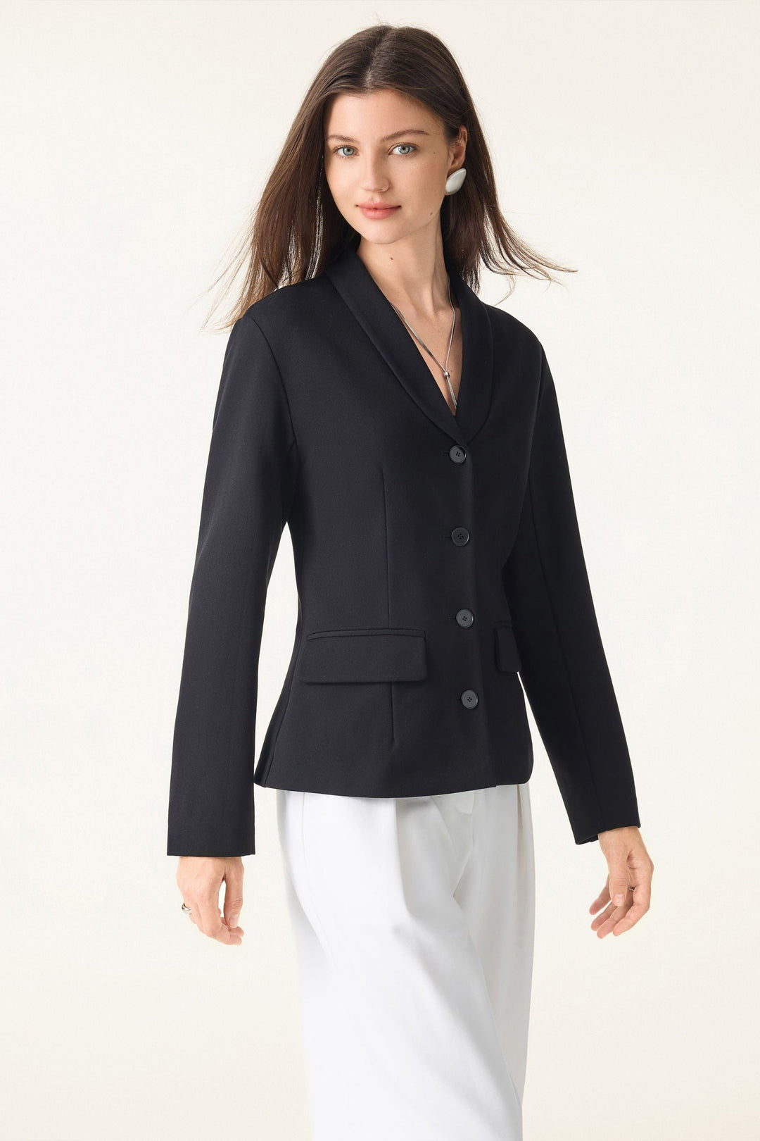Blazer with buttons