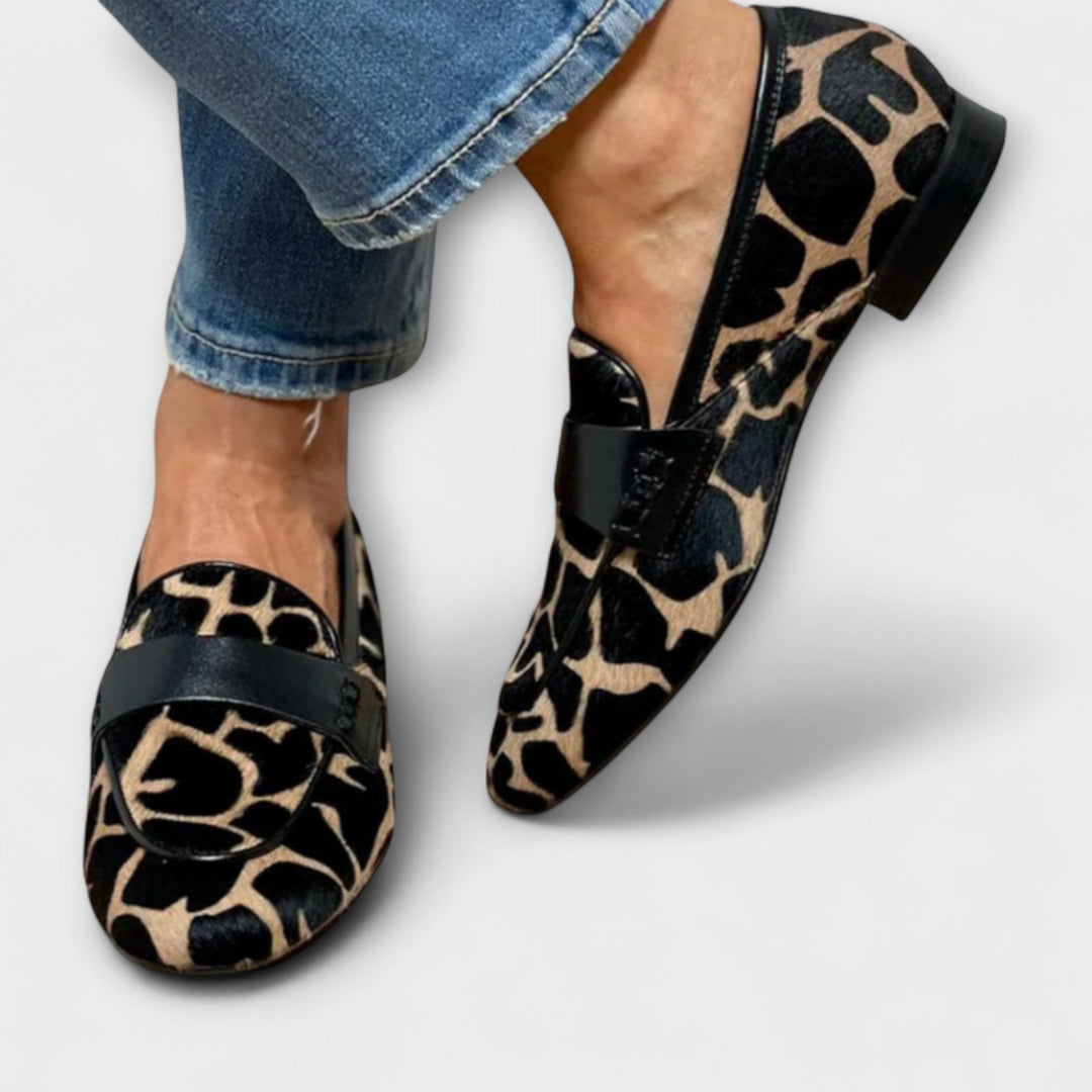 Léonie™ Loafers | Leopard Print