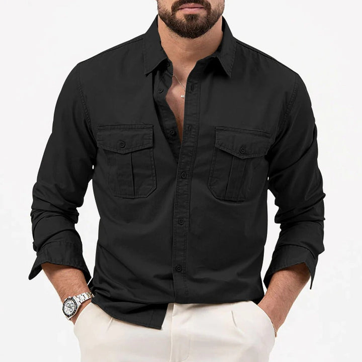 Relaxed Fit Button-Up Shirt