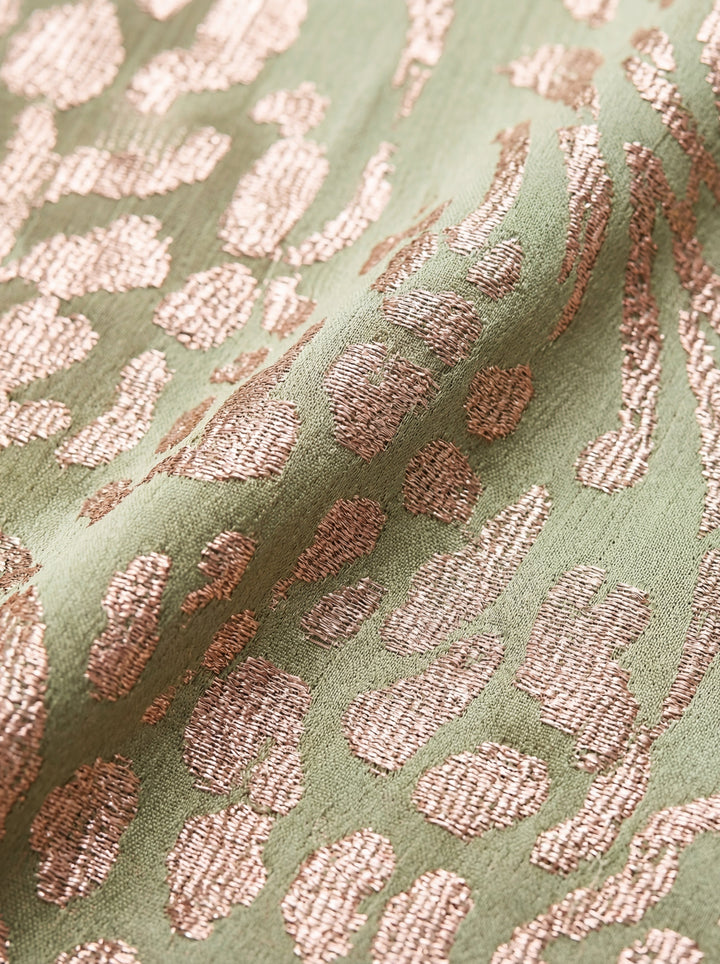 Calandra | Copper Wrap Midi Dress