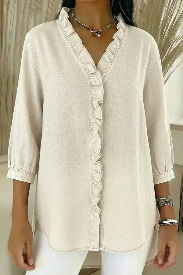 Elegant Denim Blouse