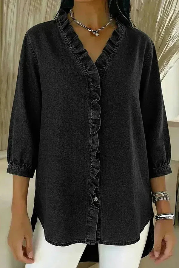 Elegant Denim Blouse