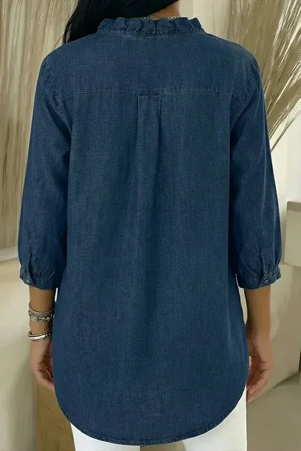 Elegant Denim Blouse