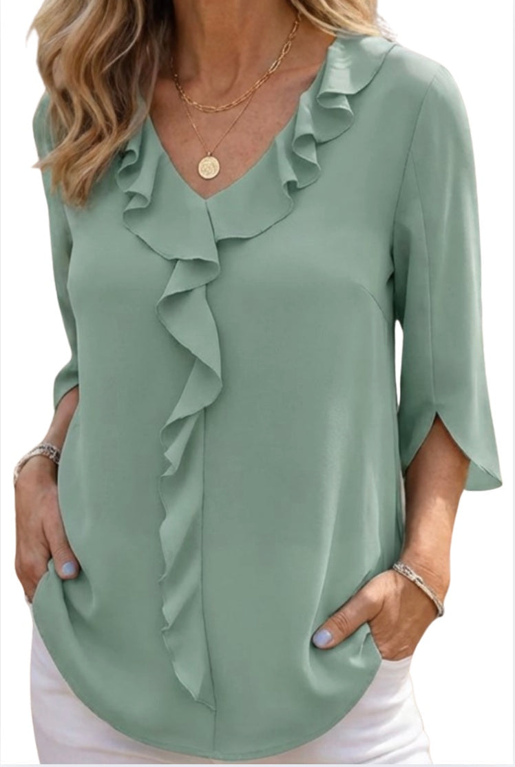 Charm Ruffle Blouse