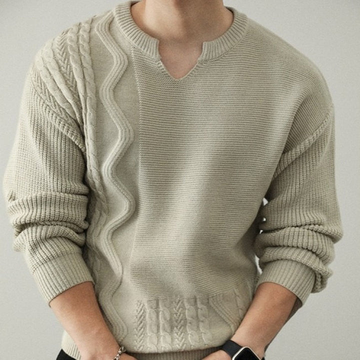 Textured Knit Sweater By Nico