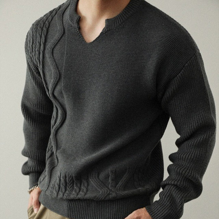 Textured Knit Sweater By Nico