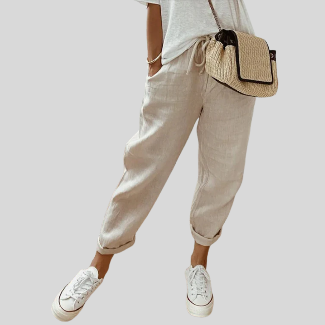 Flowy Pants with Elegant Comfort