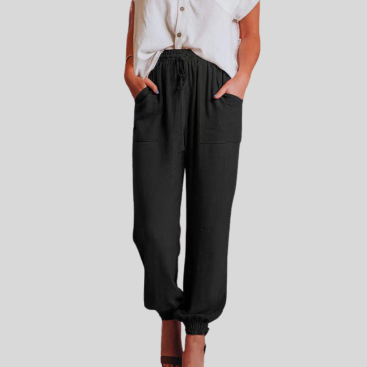 Kaeli - Elegant Drawstring Pants