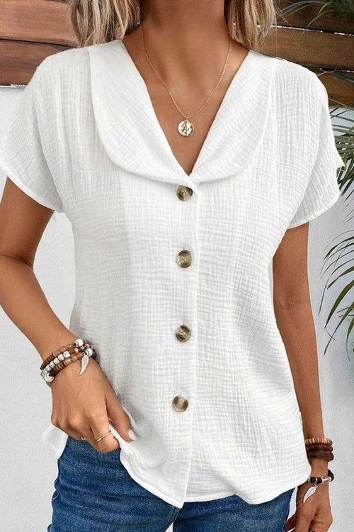 Casual Ivory Grace Blouse