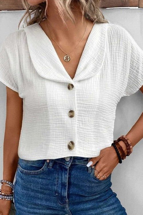 Casual Ivory Grace Blouse