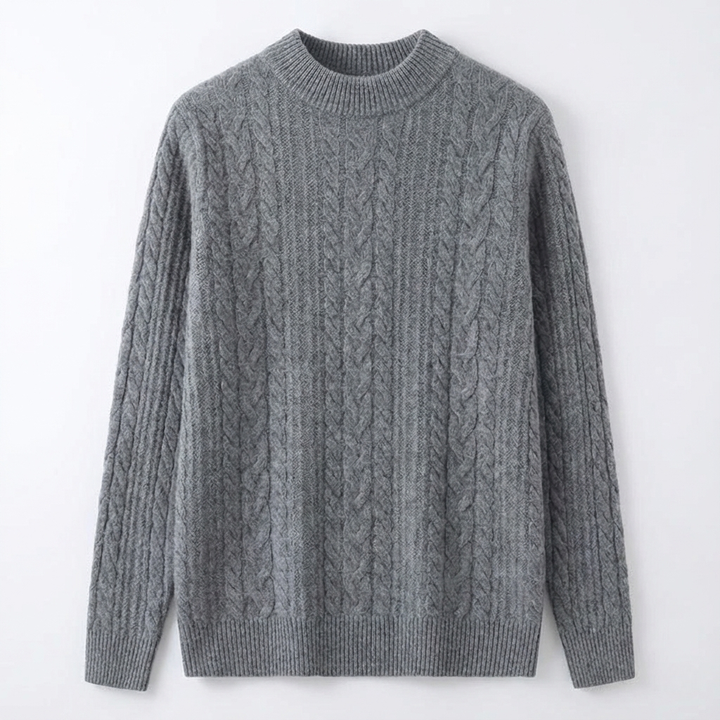 Spence Cashmere Cabled Knit Sweater
