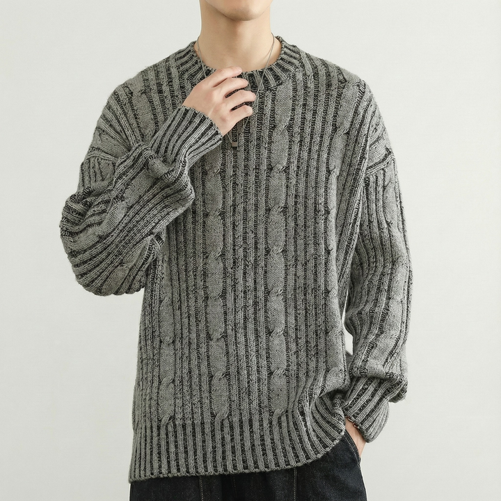 Alex Cable Knit Cashmere Sweater