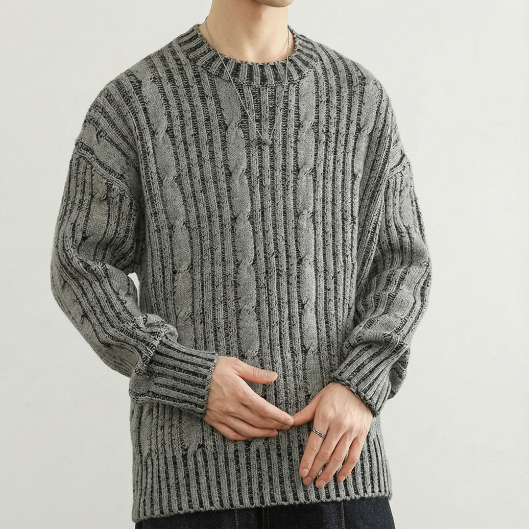 Alex Cable Knit Cashmere Sweater