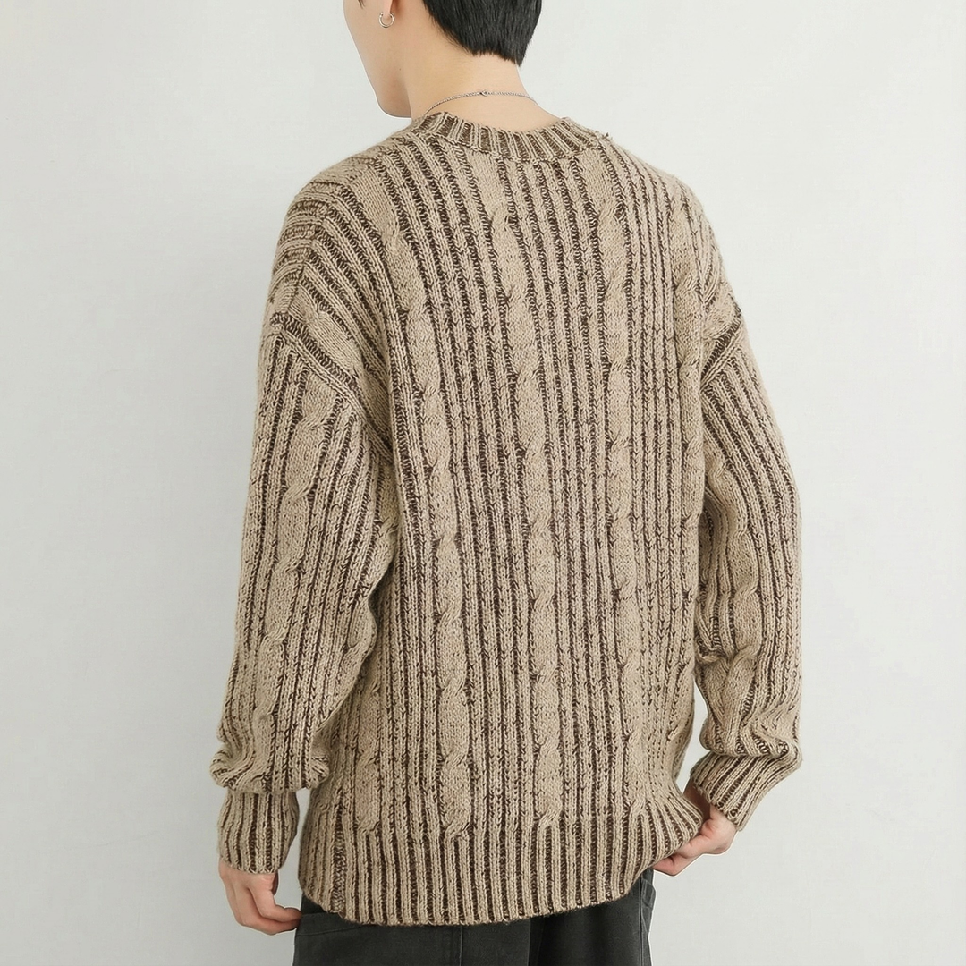 Alex Cable Knit Cashmere Sweater