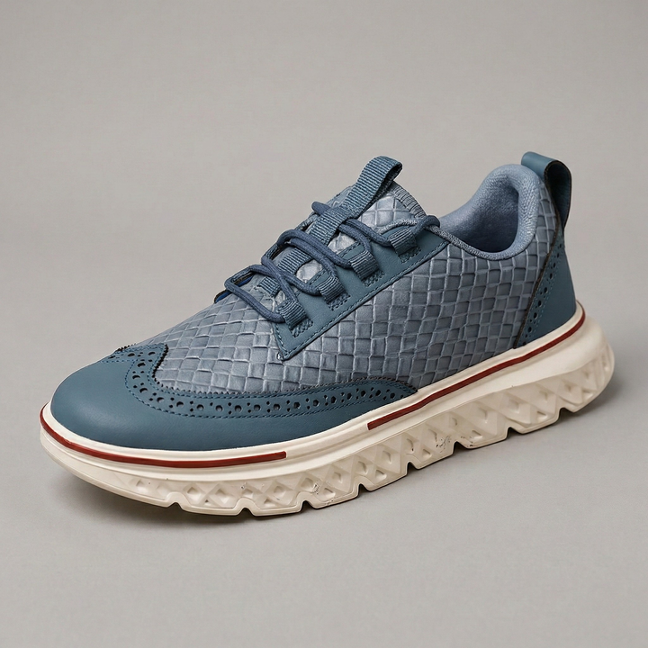 Grant Braided Leather Sneakers