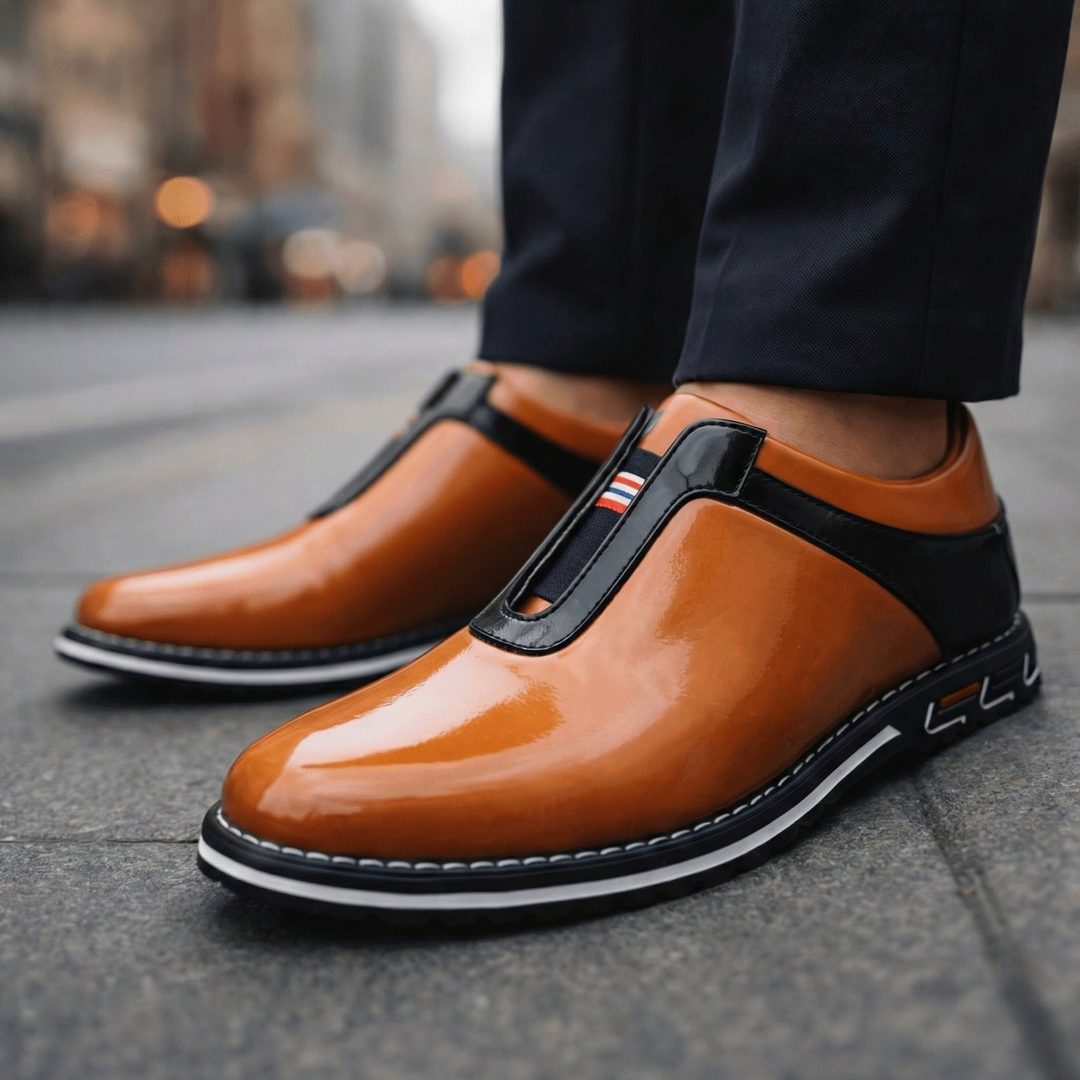 Monarch Leather Easy-On Shoes