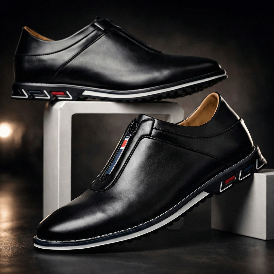Monarch Leather Easy-On Shoes