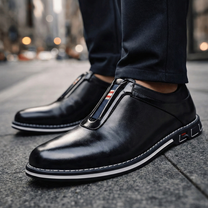 Monarch Leather Easy-On Shoes