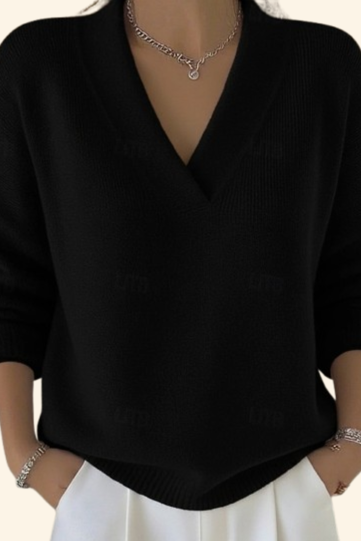 Top Alea Luxe with V-neck