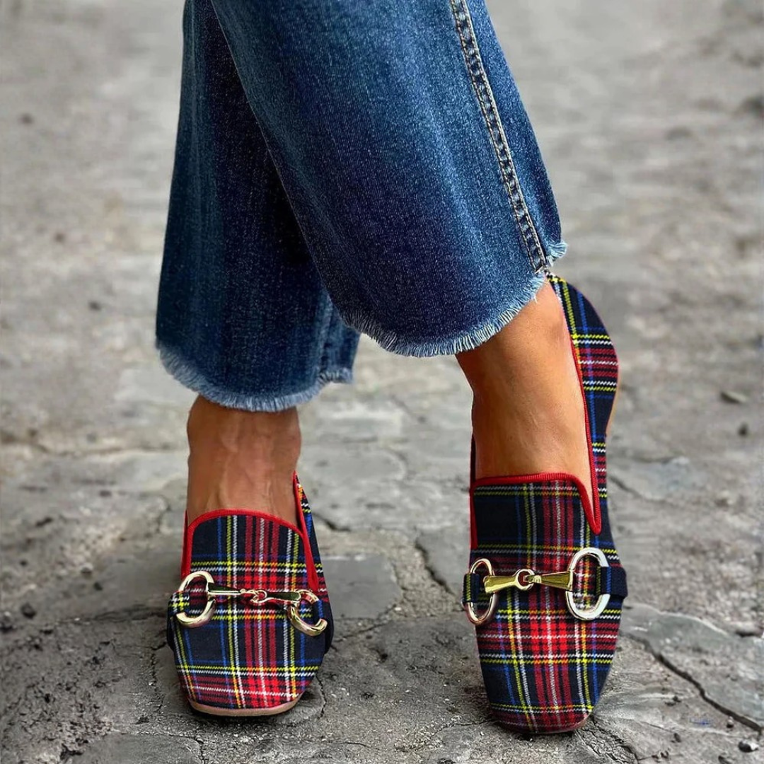 Mélani™ | Checkered Loafers