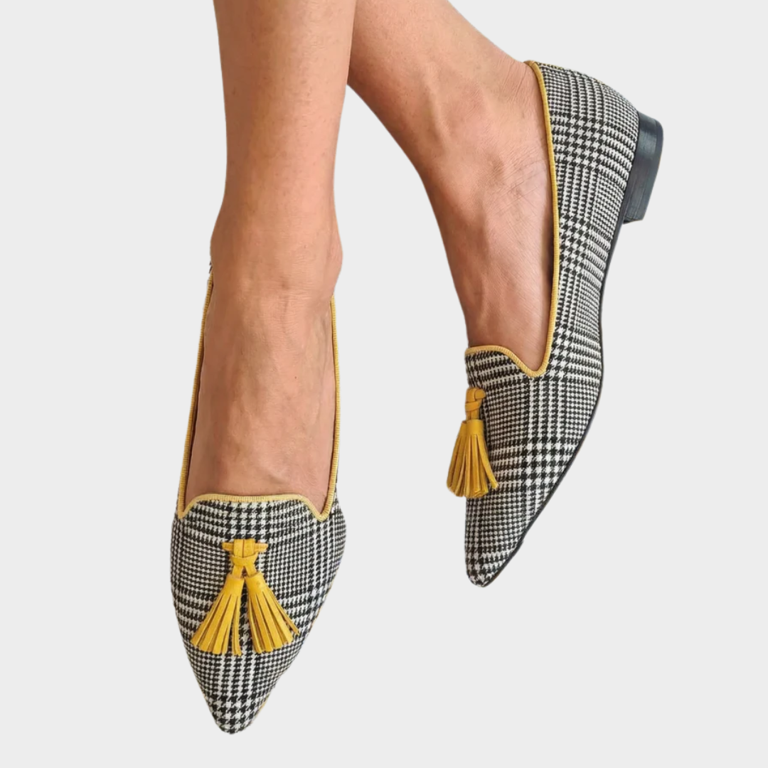 Odessie - Modern Checkered Loafers