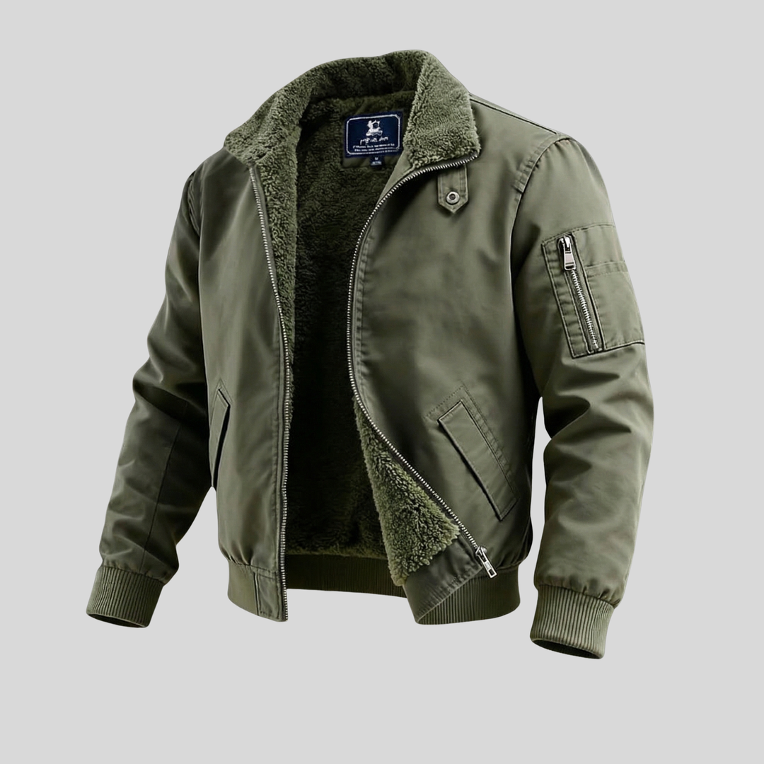 Cozy Sherpa-Lined Utility Jacket