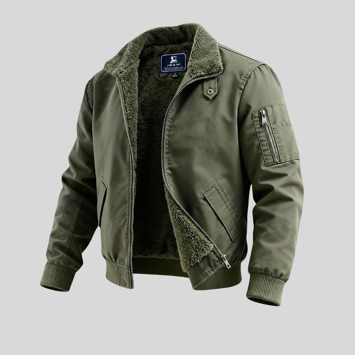 Cozy Sherpa-Lined Utility Jacket