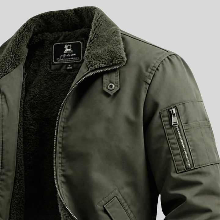 Cozy Sherpa-Lined Utility Jacket