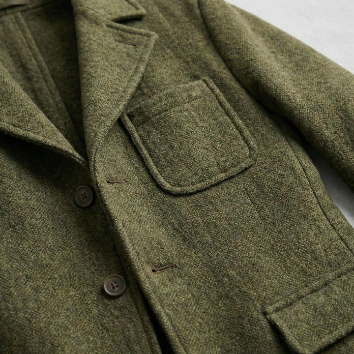 Belvoir Textured Wool Coat
