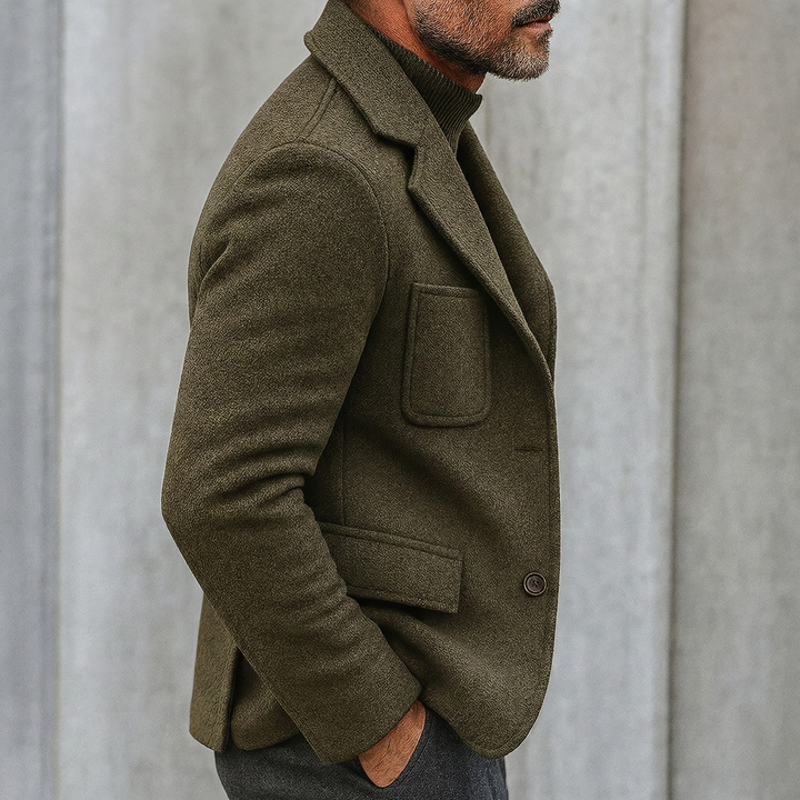 Belvoir Textured Wool Coat