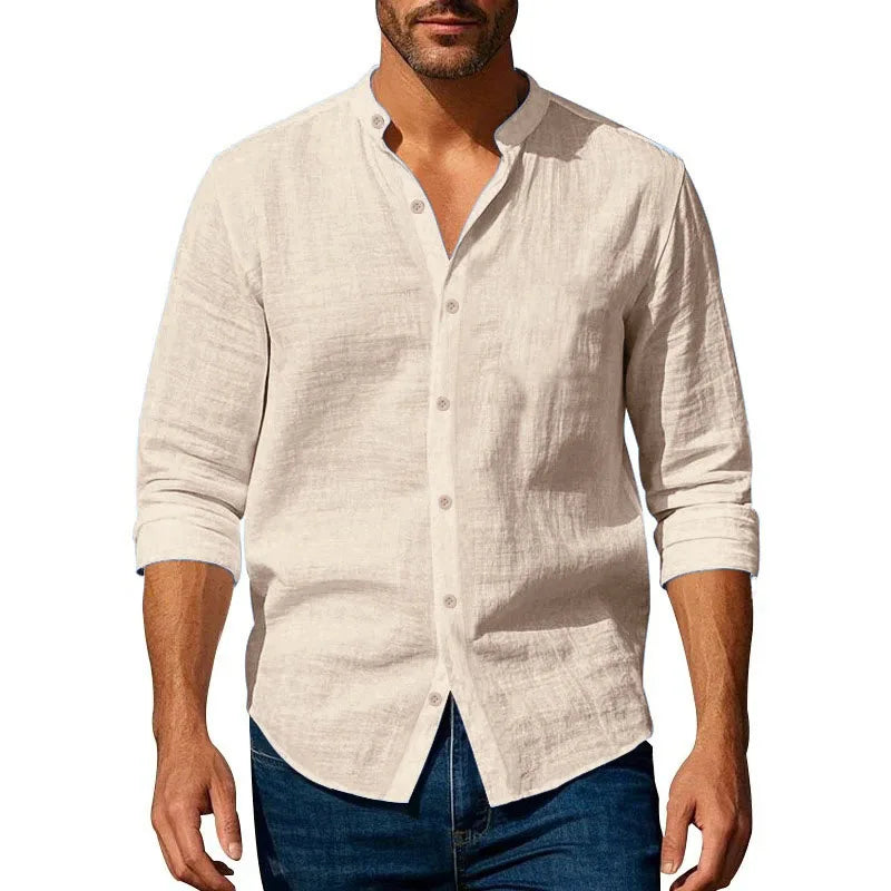 Lightweight Breathable Button-Up Shirt