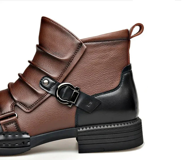 Adler Genuine Leather Ankle Boots