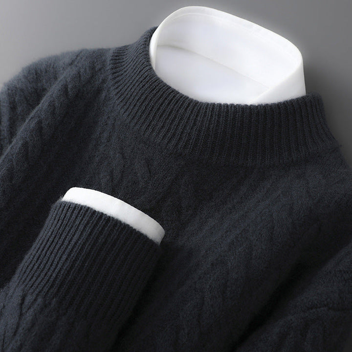 Spence Cashmere Cabled Knit Sweater