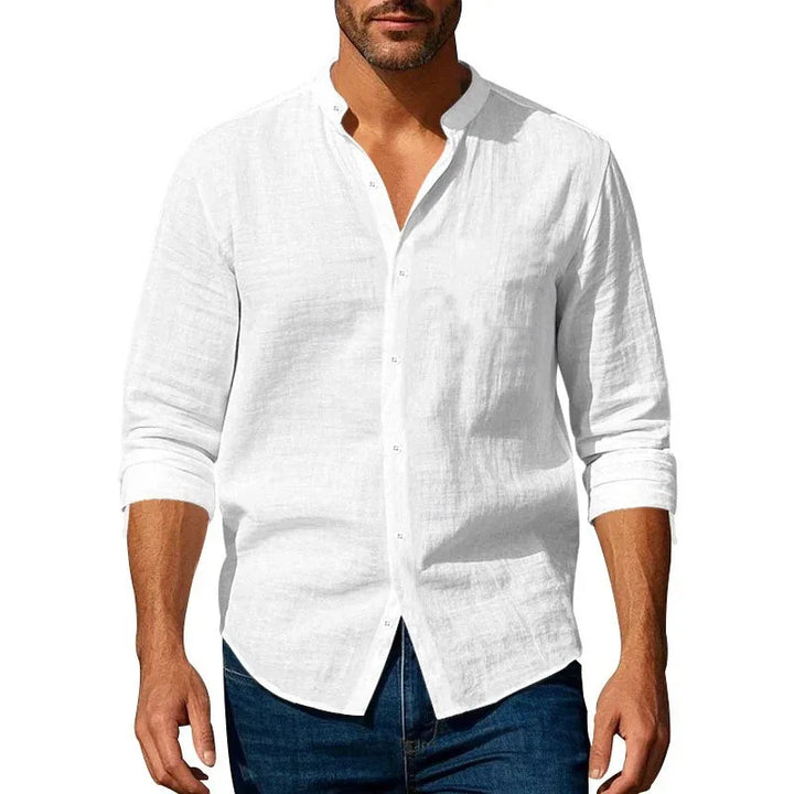 Lightweight Breathable Button-Up Shirt