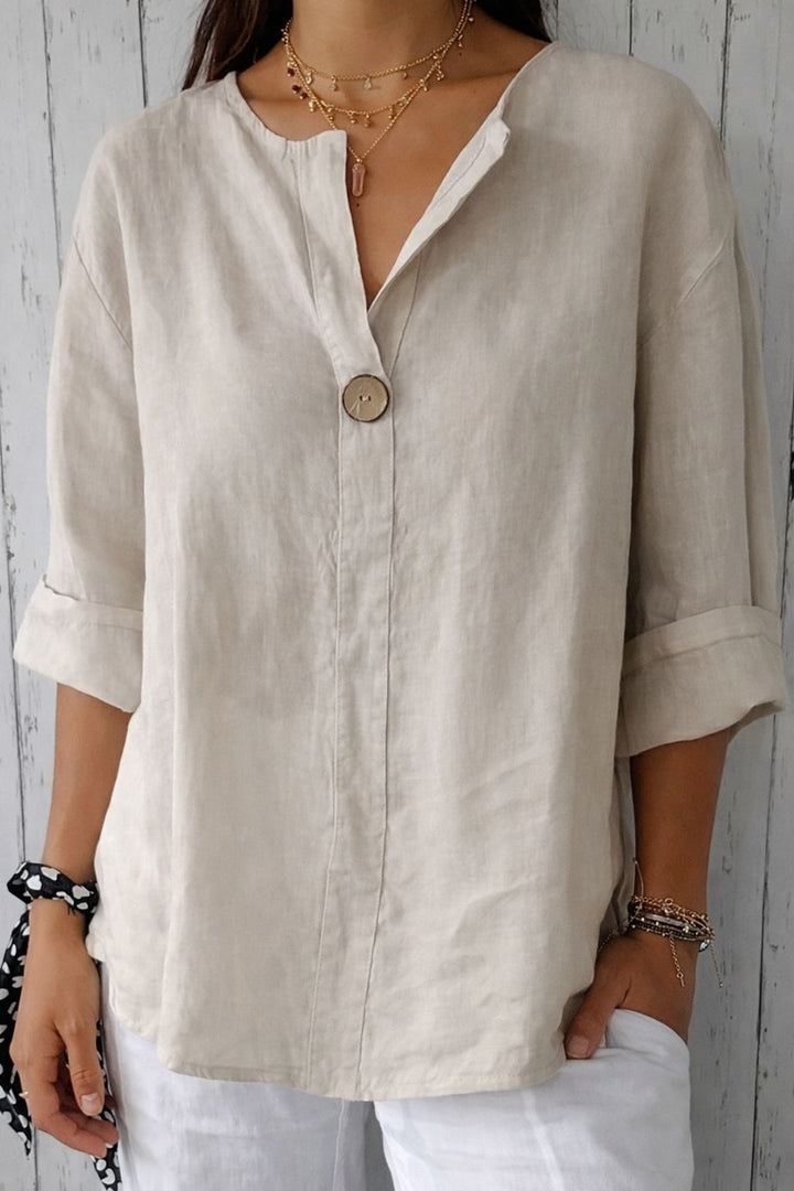 Elegance Blouse with Button Detail