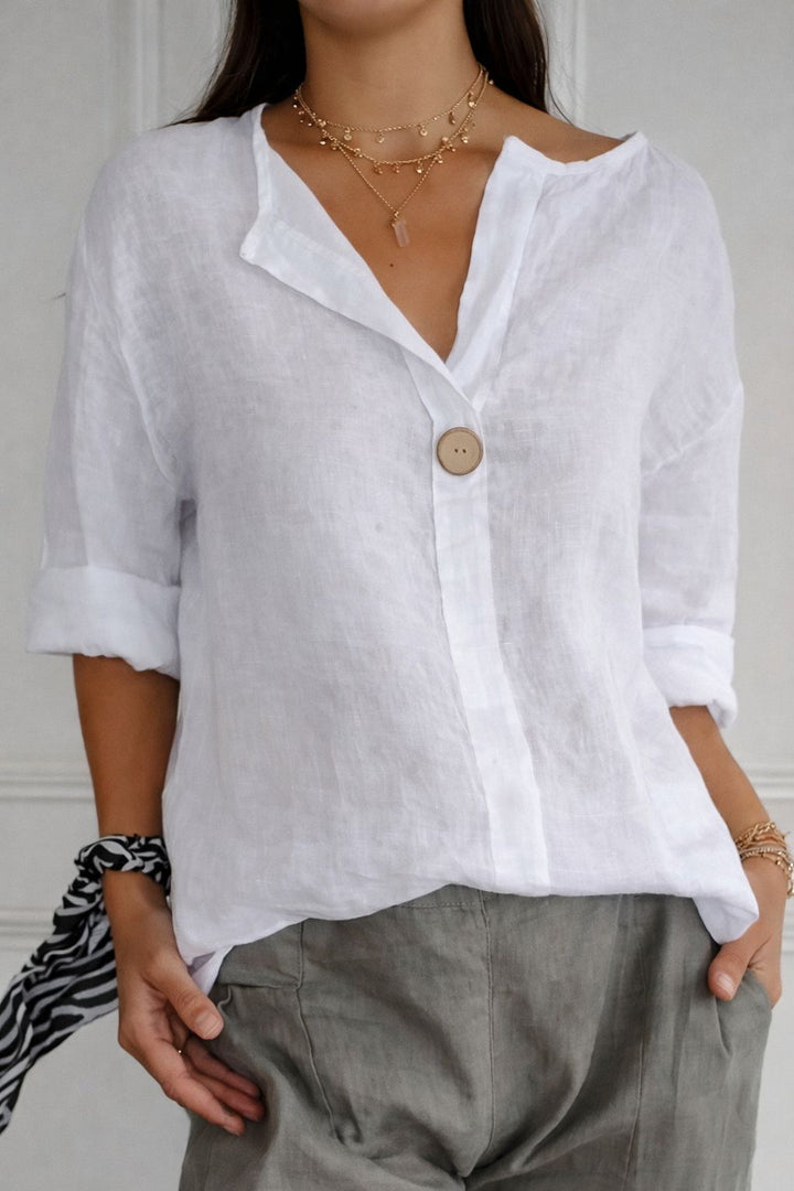 Elegance Blouse with Button Detail