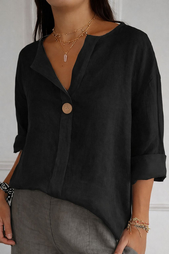 Elegance Blouse with Button Detail