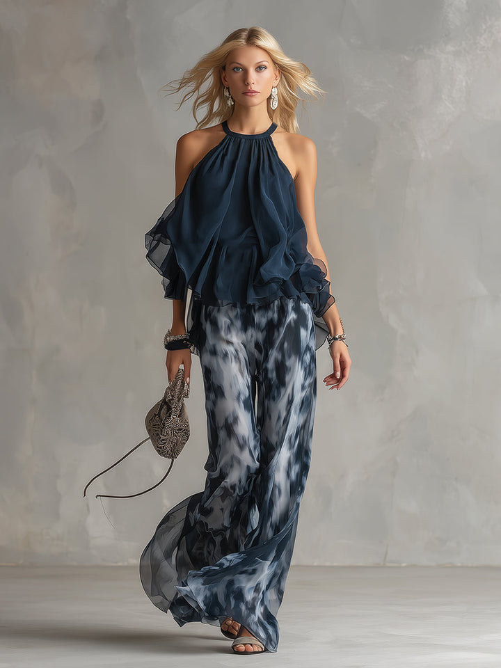 Ludovica Elegant chiffon set