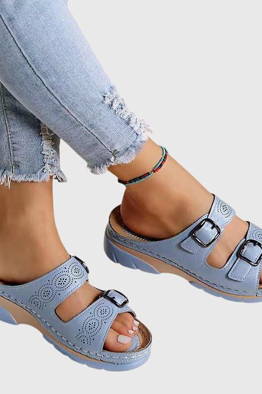 Diora™ | Leather Orthopedic Sandals
