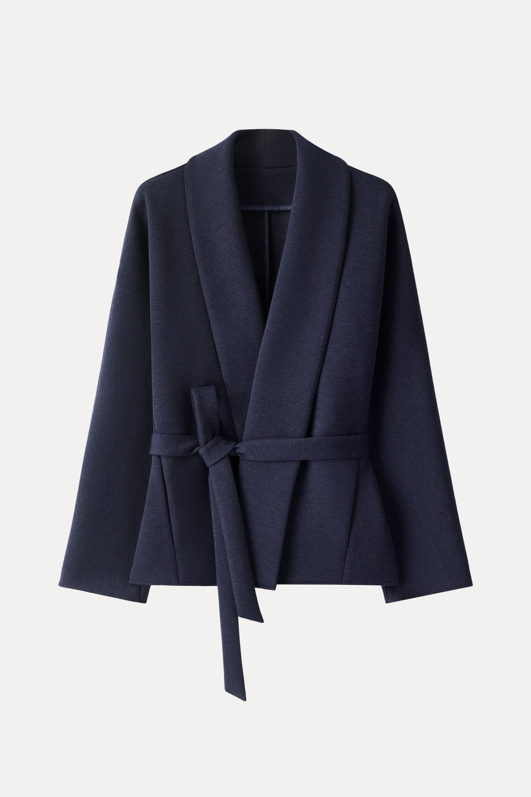 Shawl Collar Jacket with Belt