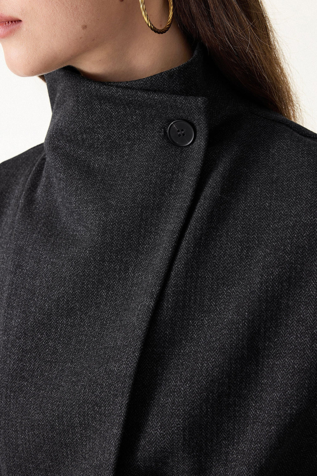 Retro jacket with belt