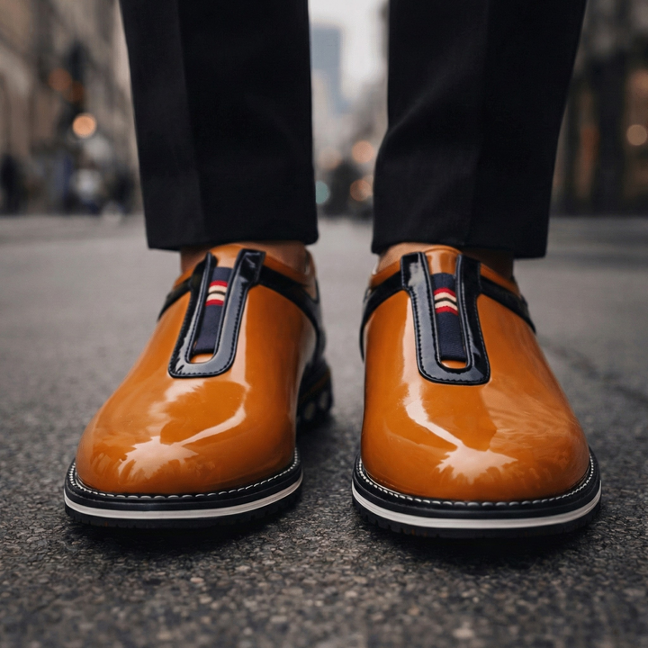 Monarch Leather Easy-On Shoes