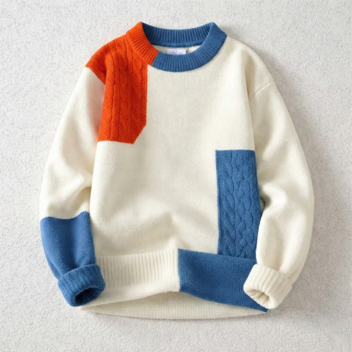 Thorne Colour-Blocked Knit Pullover