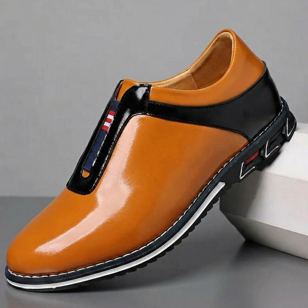 Monarch Leather Easy-On Shoes