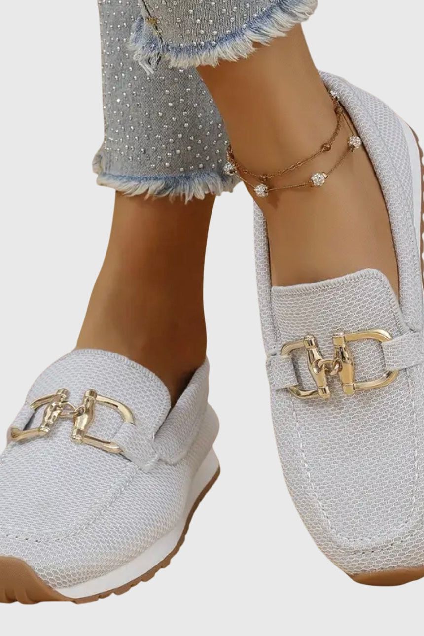 Golden Luxe Loafers