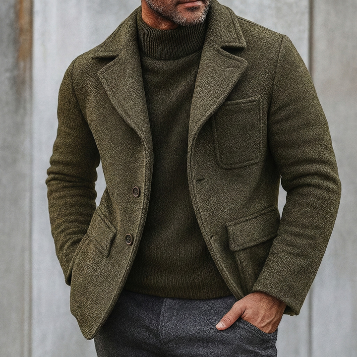 Belvoir Textured Wool Coat