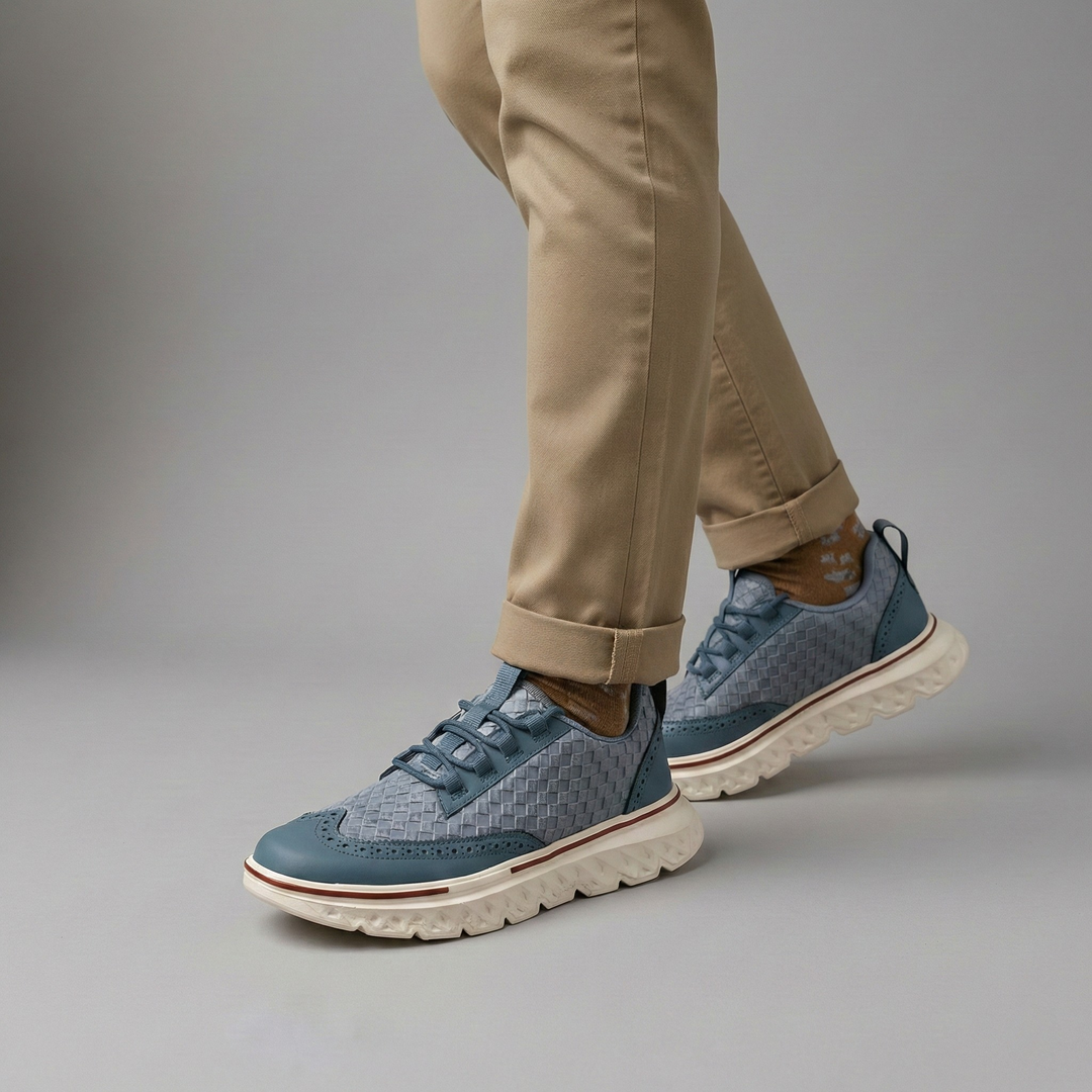 Grant Braided Leather Sneakers
