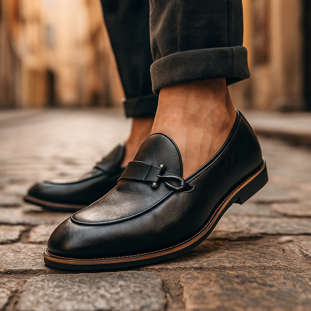 Grayson Genuine Leather Slip-On Shoes
