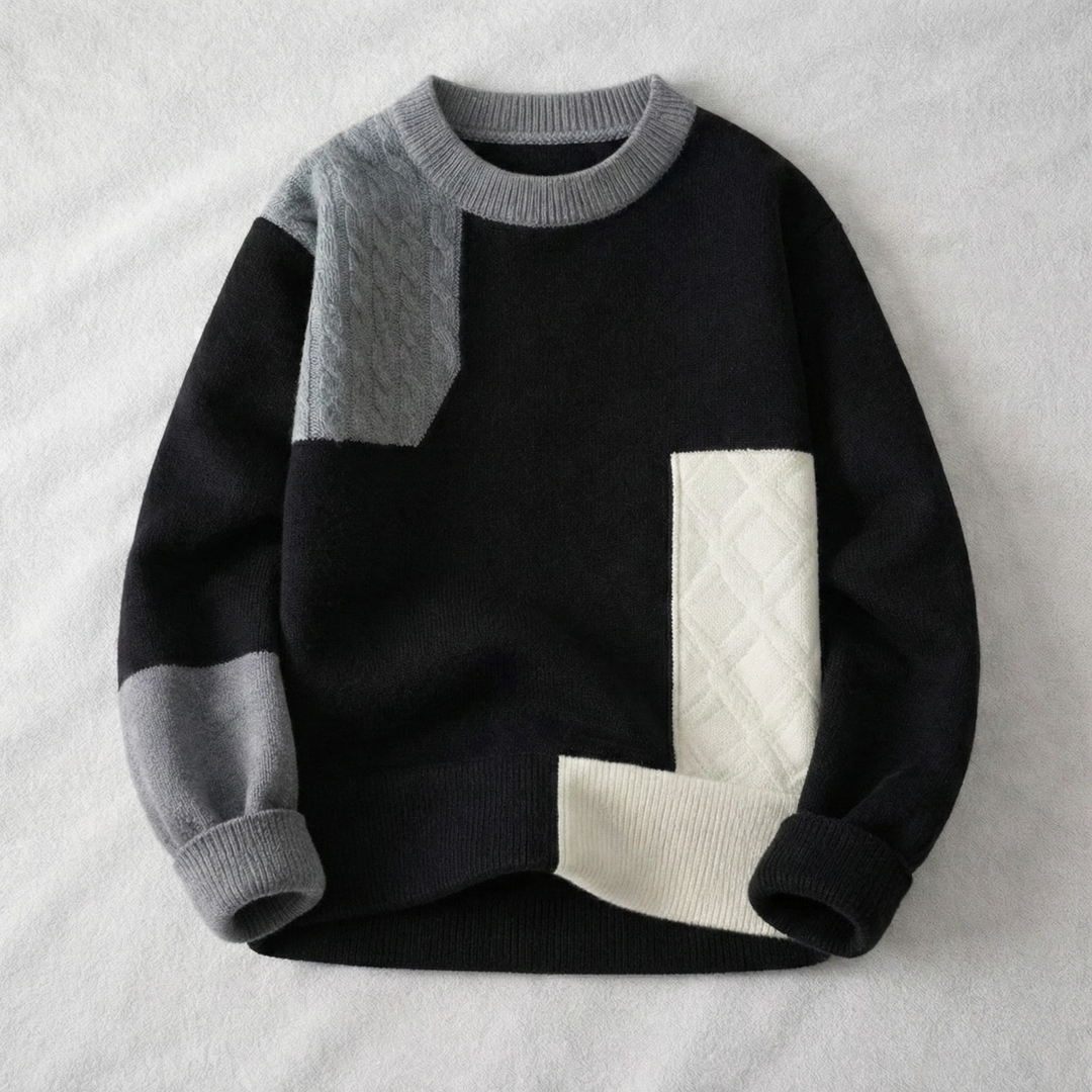 Thorne Colour-Blocked Knit Pullover