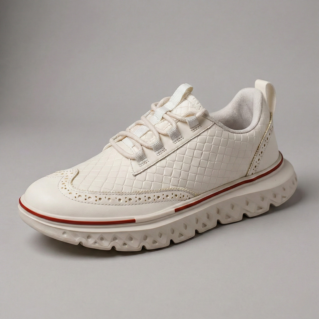 Grant Braided Leather Sneakers